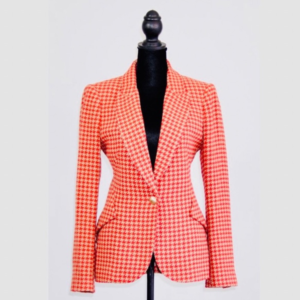 L’AGENCE Chamberlain Blazer in Fiery Red - US 4